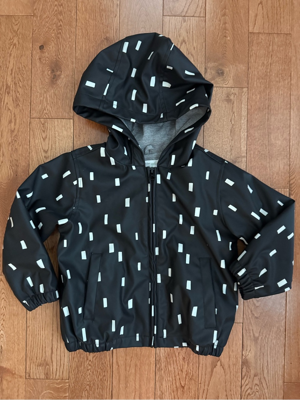Miles the Label Rain jacket size 3T playblock print